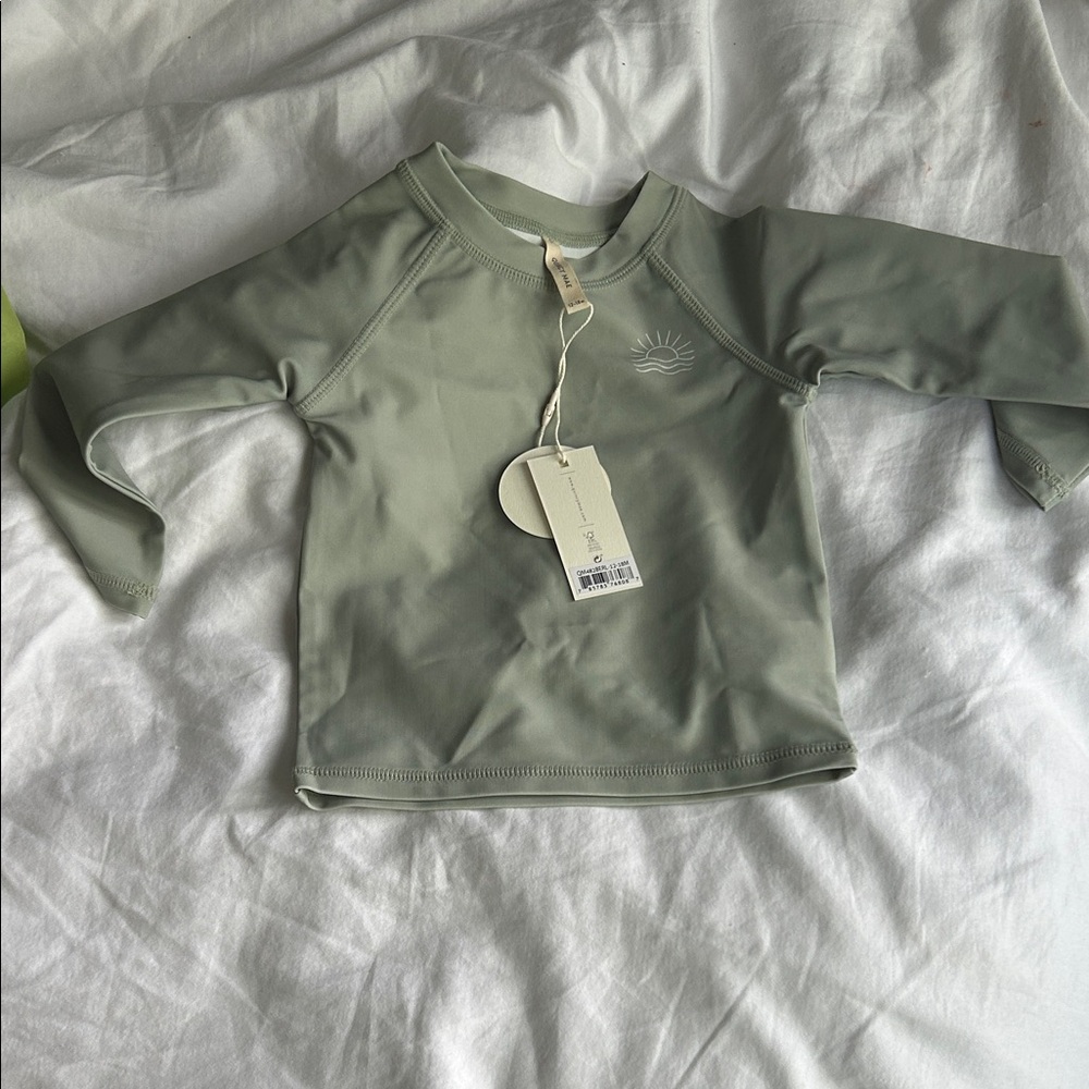 Quince Mae Kids swim rashguard size 12-18m